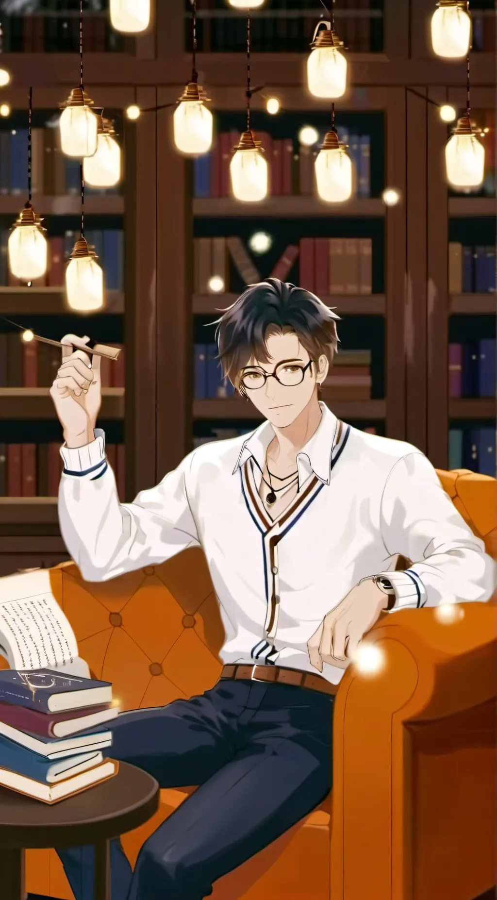 ai character: Alexander  background