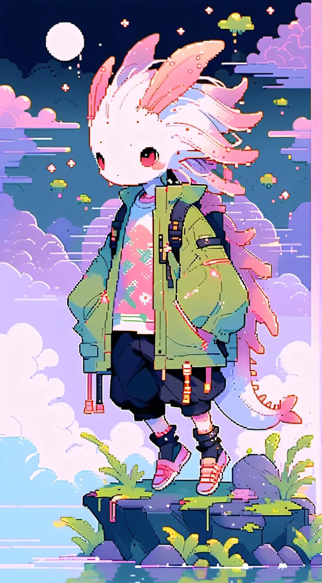 ai character: Kinito pet background