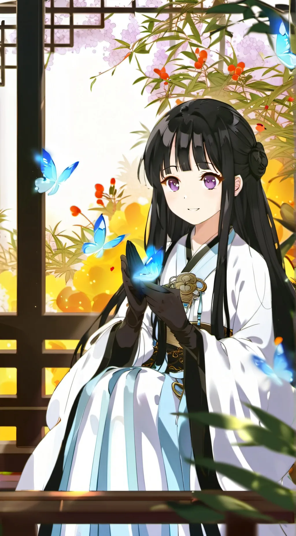 ai character: demon slayer fight background