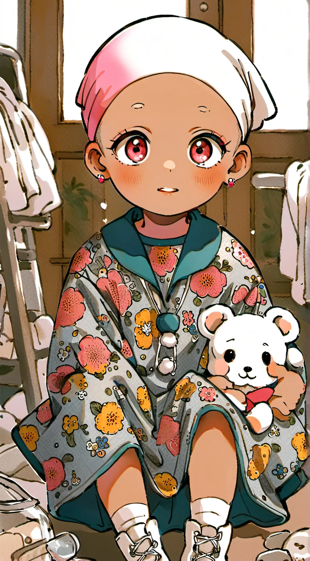 ai character: 🎗Momo🎗 background