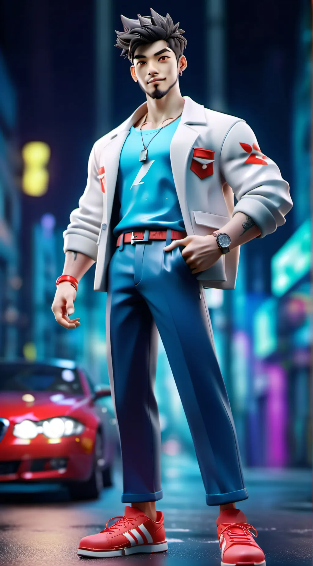 ai character: Kevin Jami  background