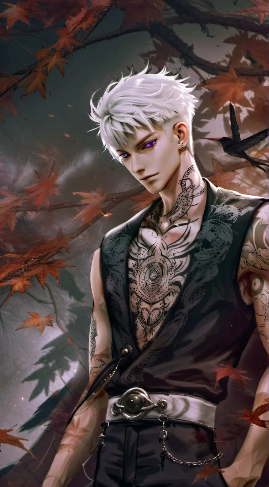 ai character: Ash background