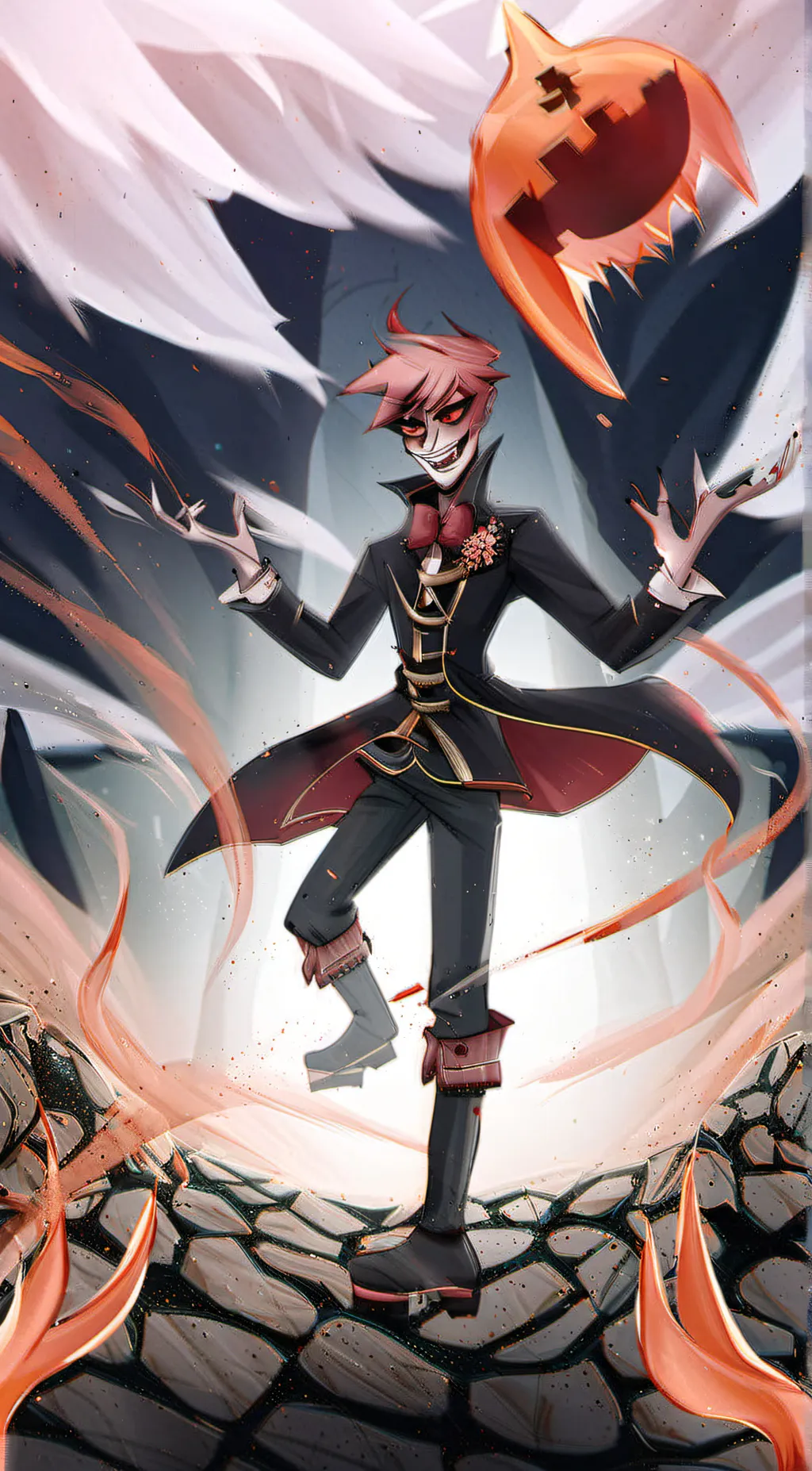 ai character: HH VALENTINES(AxL) background