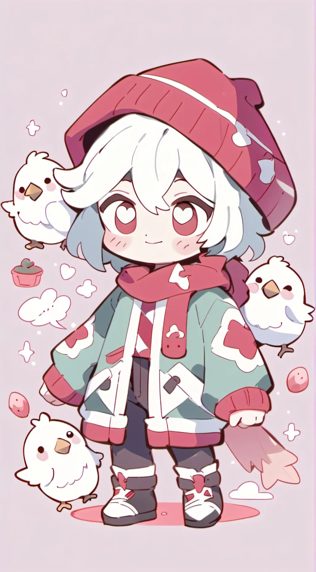 ai character: Kicken chicken background