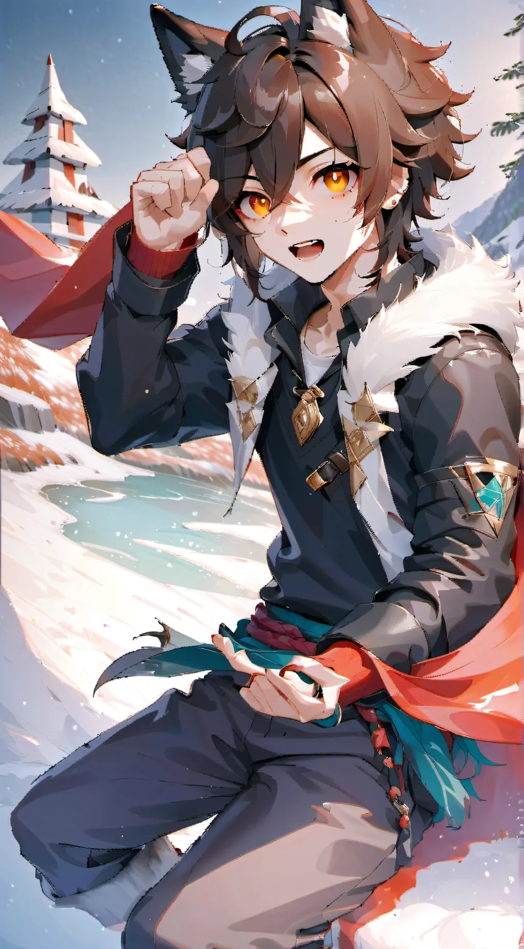 ai character: Benard background