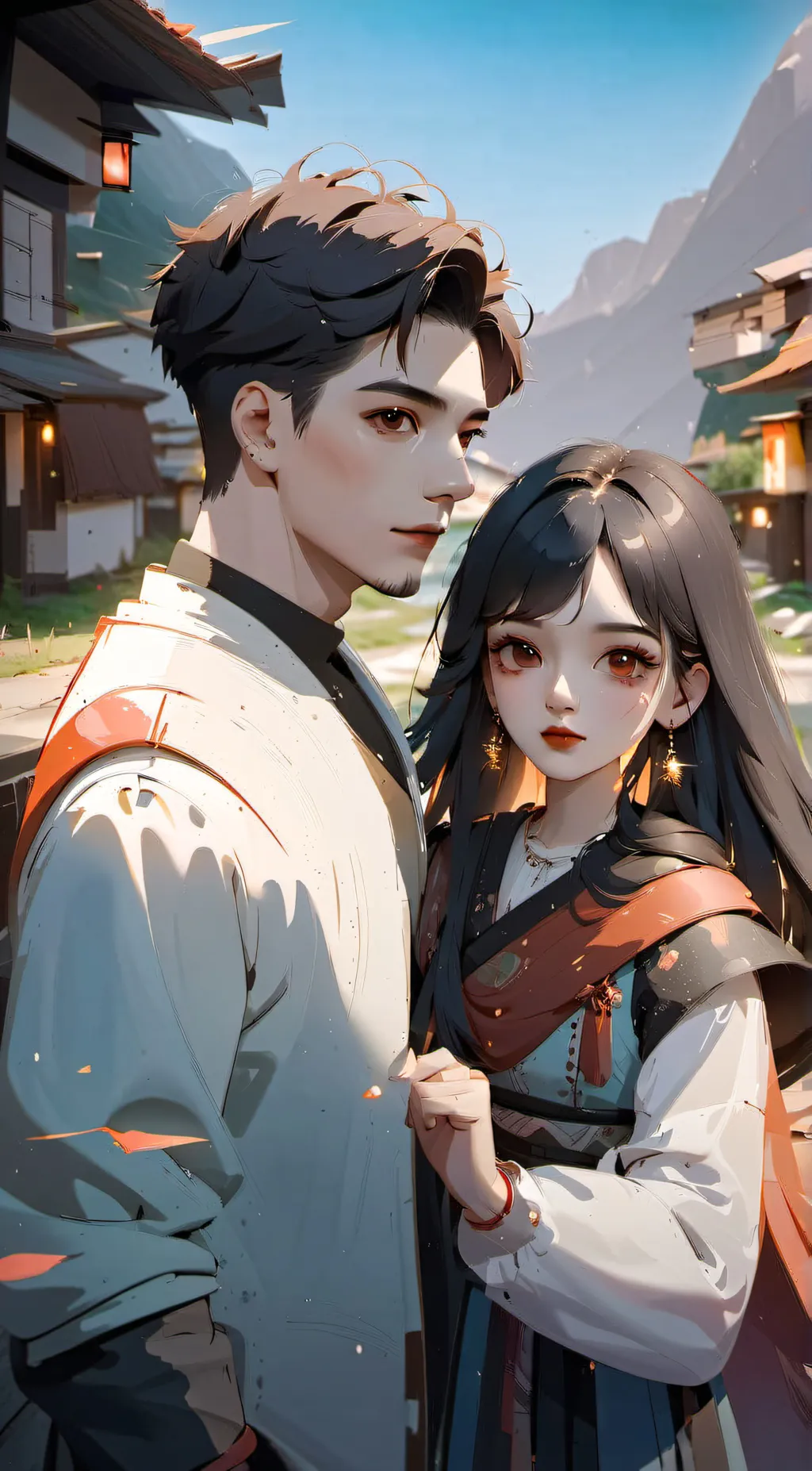 ai character: Alex and Kevin  background