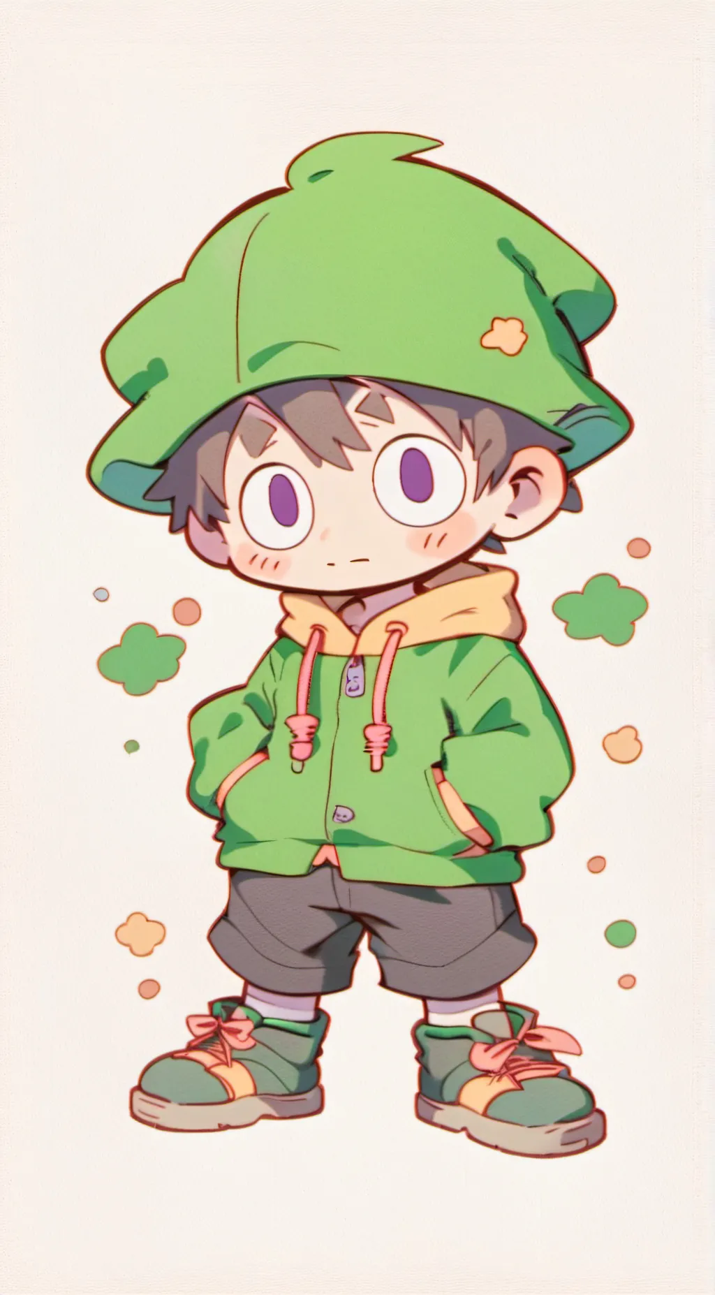 ai character: Eliot Greenfoot background