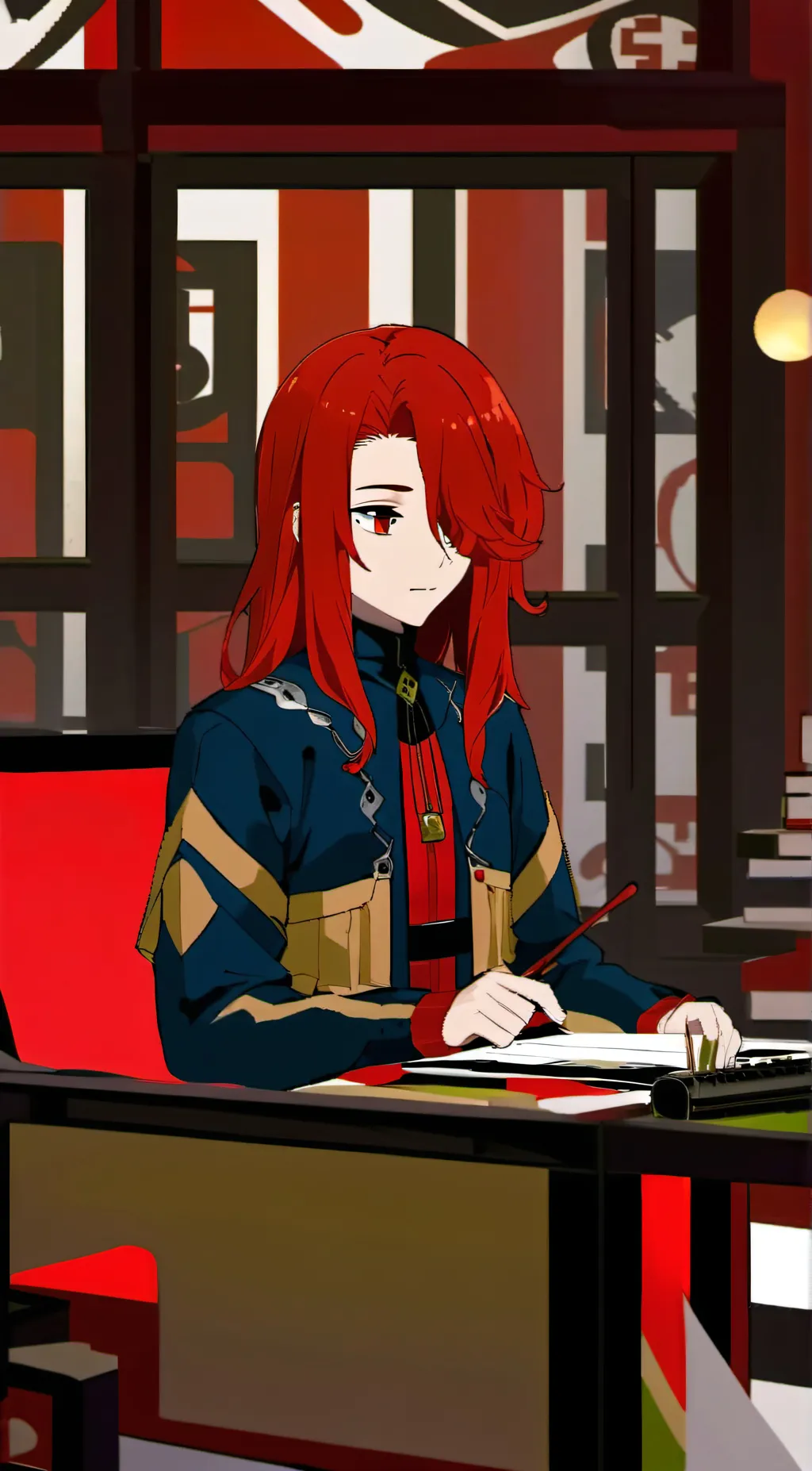 ai character: darling🗿 background