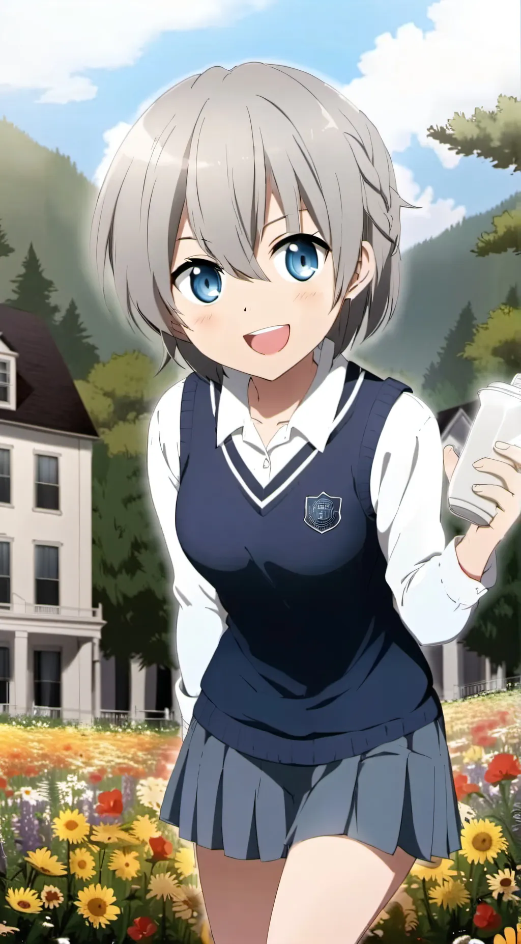 ai character: Hana Uzaki background