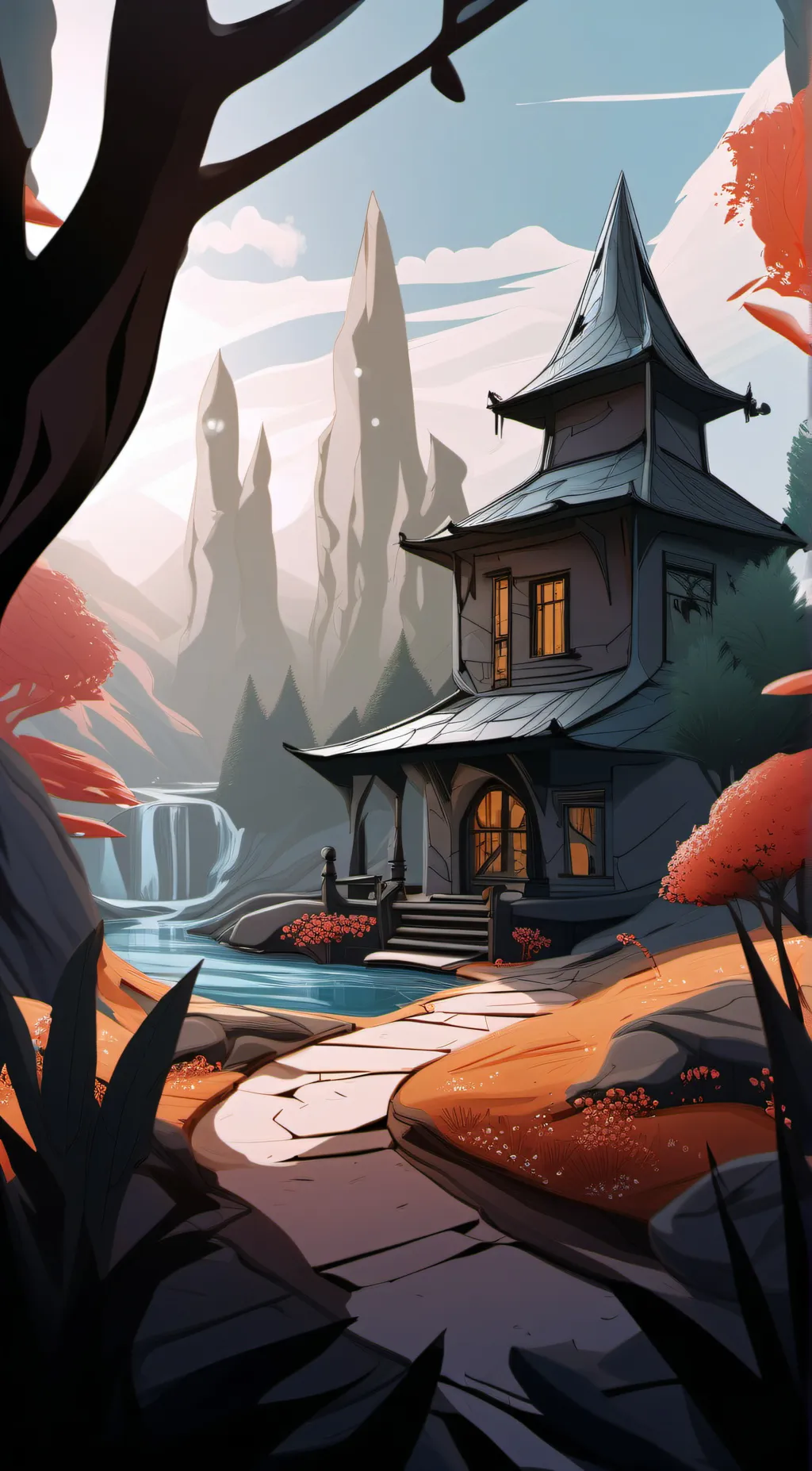 ai character: Hazbin hotel XD background