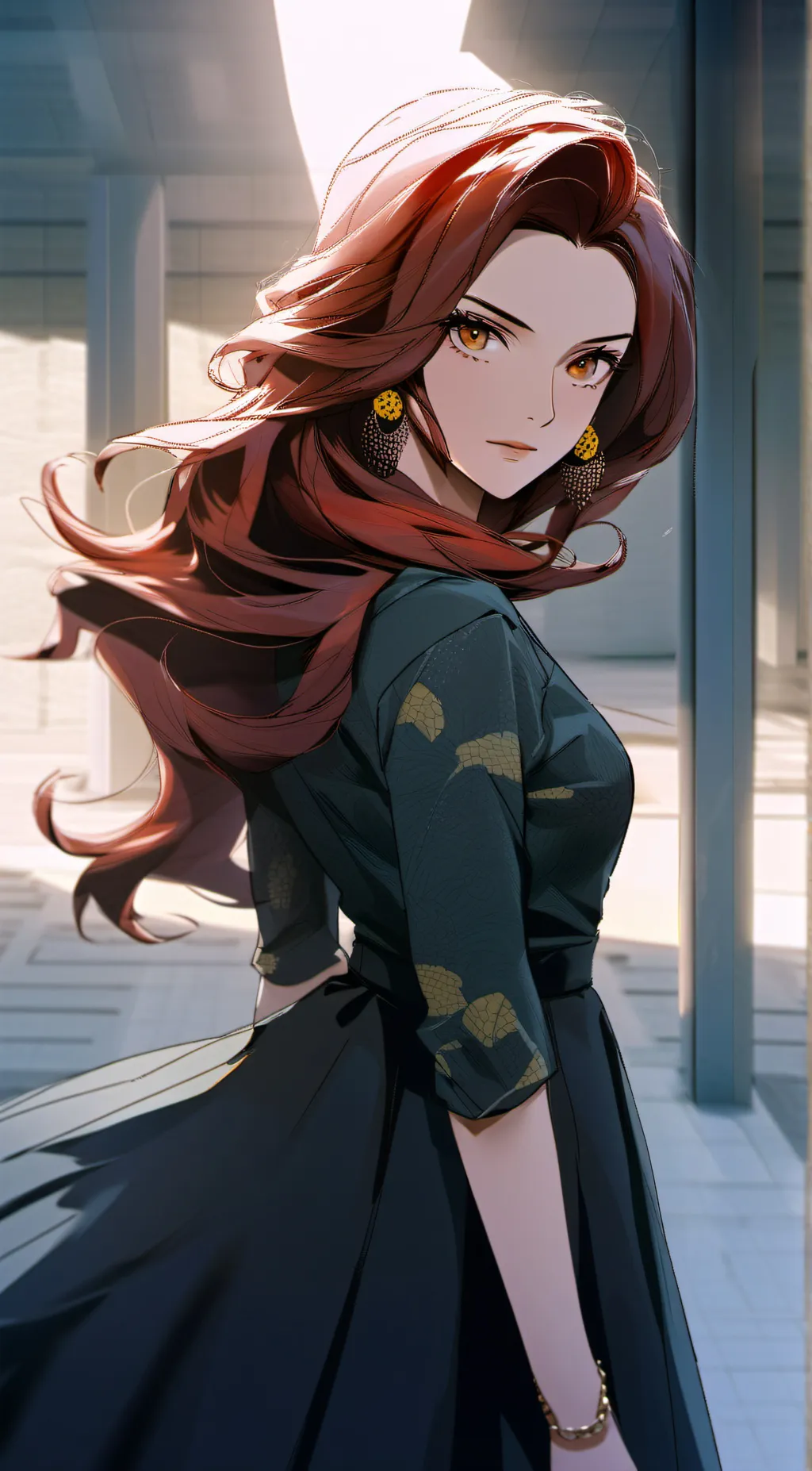 ai character: Sierra Cramoisie background