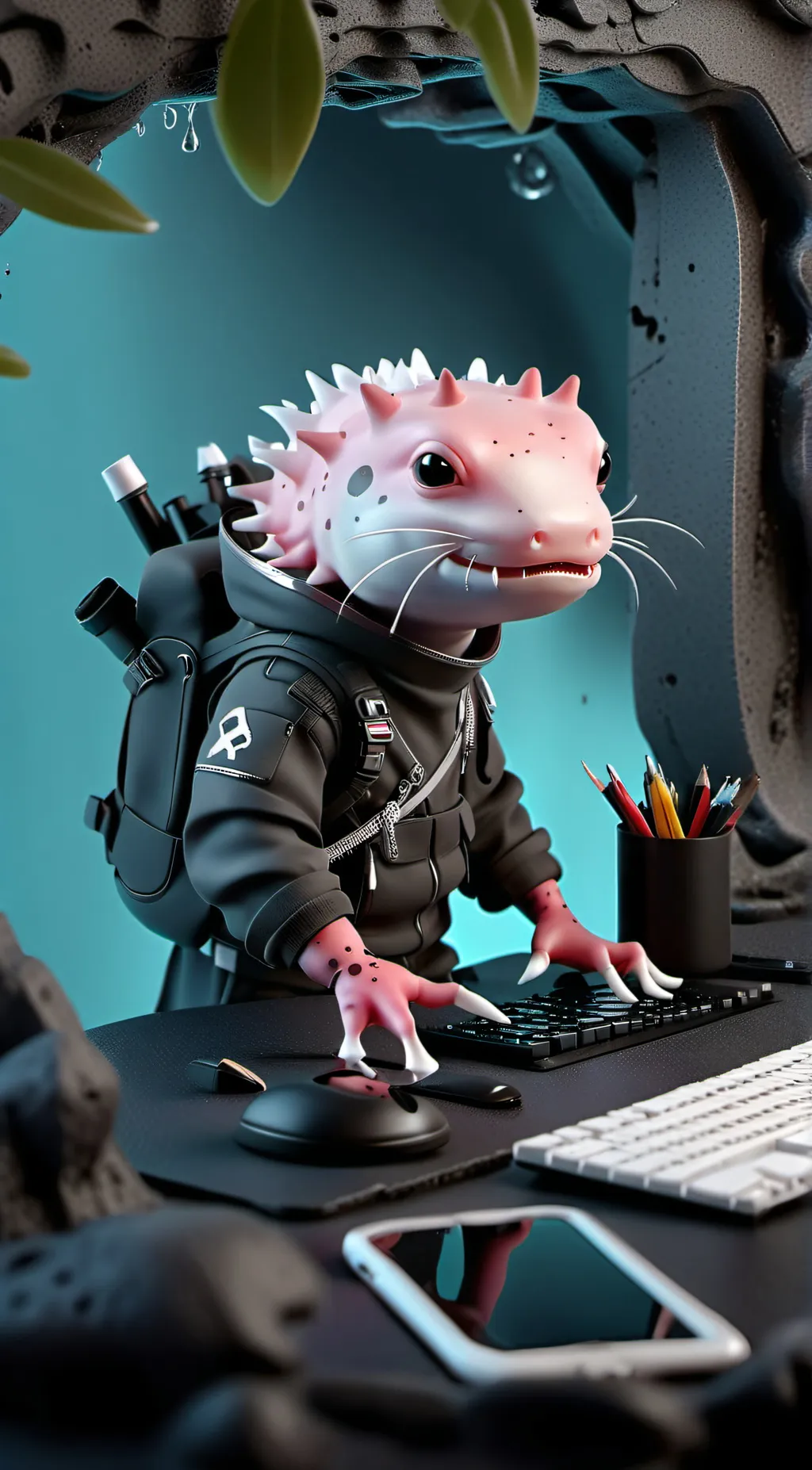 ai character: kinnto pet  background