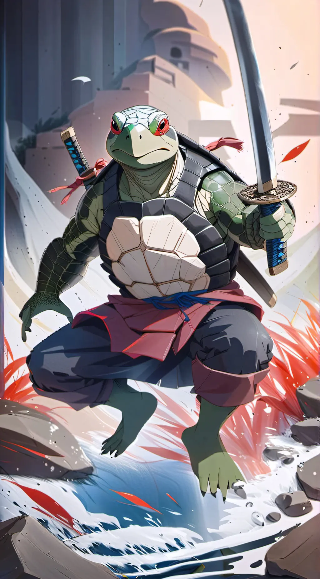 ai character: Donnie  background