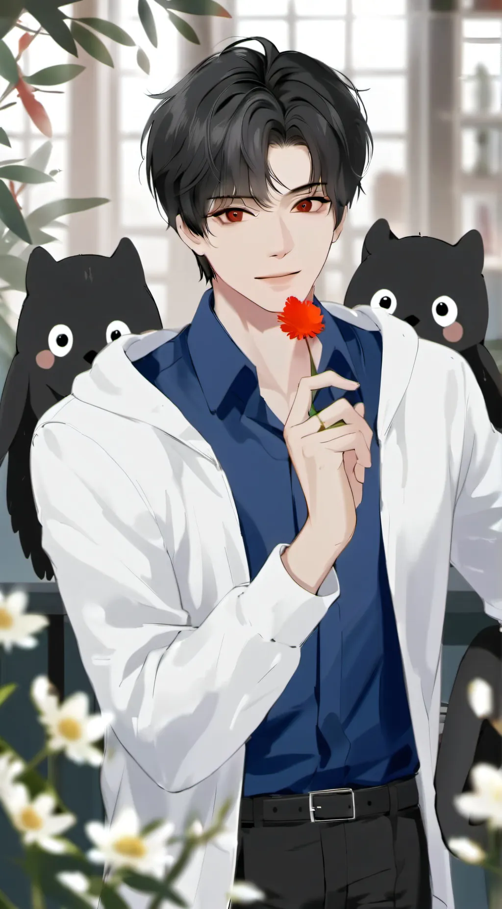 ai character: Michael  background