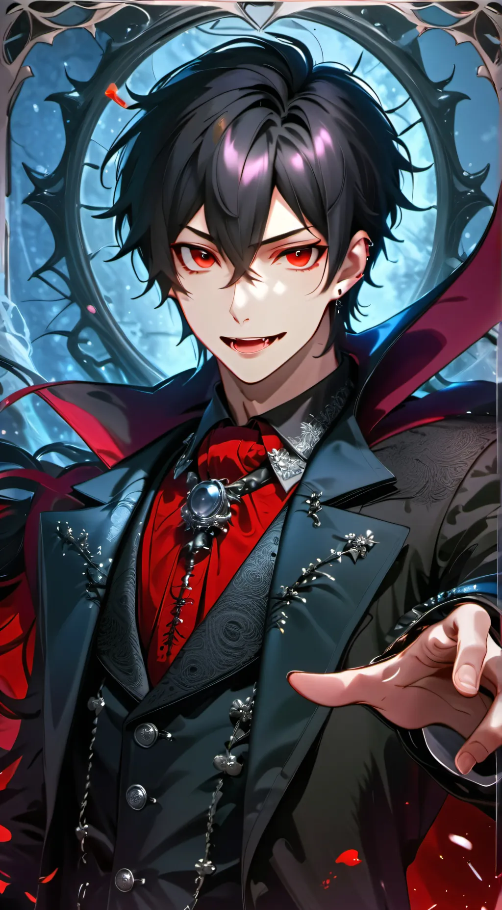 ai character: Lucifer  background