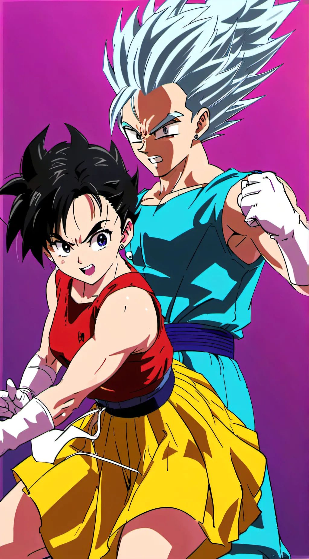 ai character: Gohan and Videl background