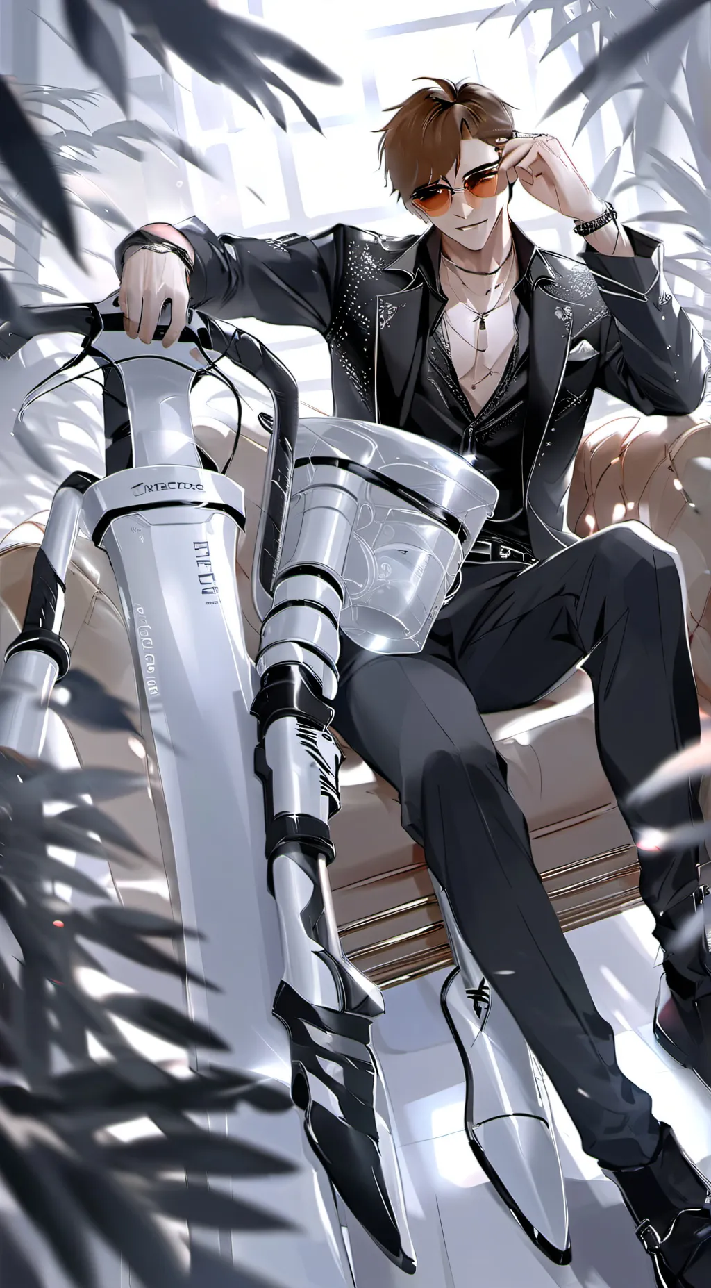 ai character: leo background