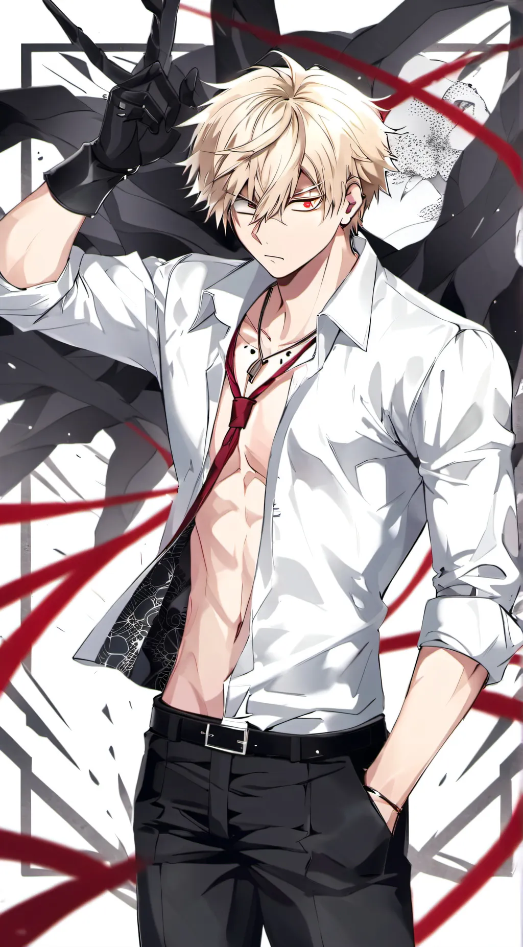 ai character: Bakugo background