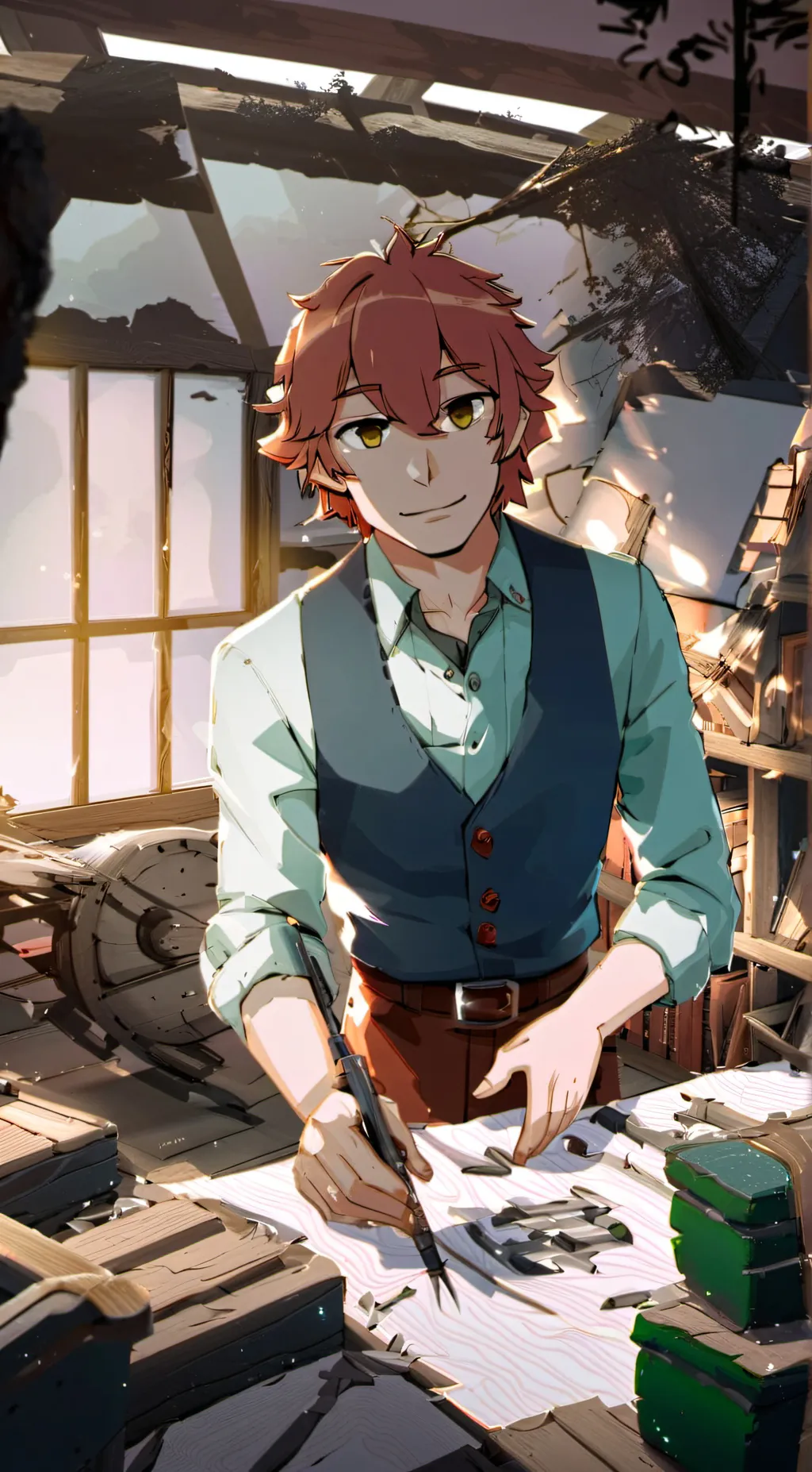 ai character: Noi x Gene background