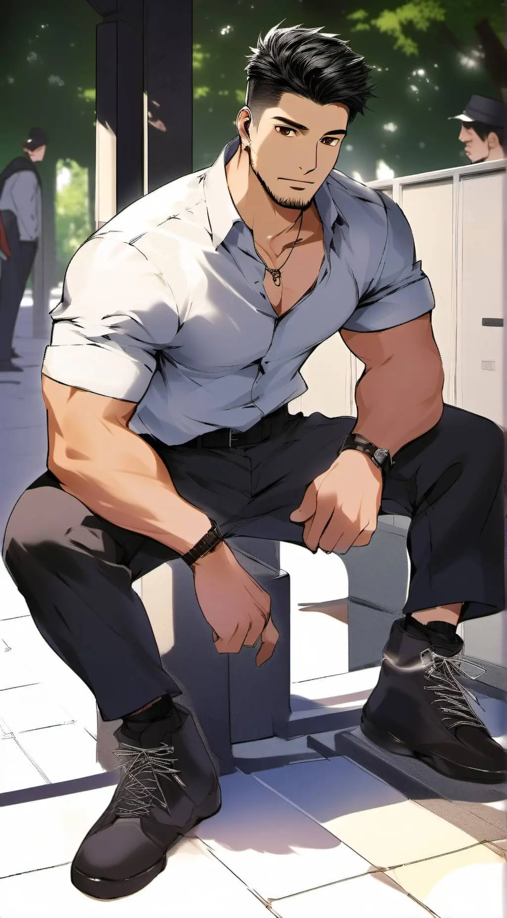 ai character: Aiden background