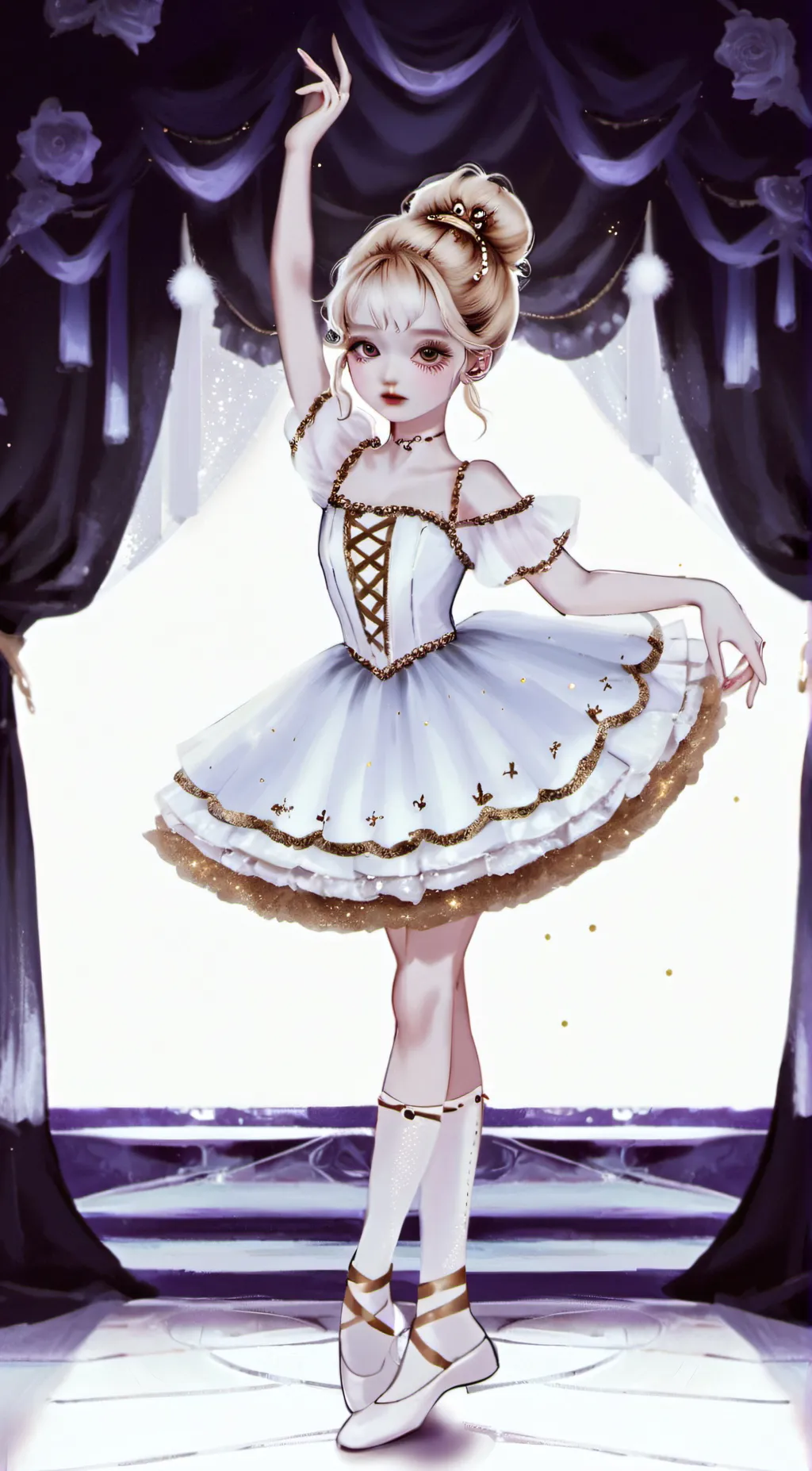 ai character: gabby Thomas background