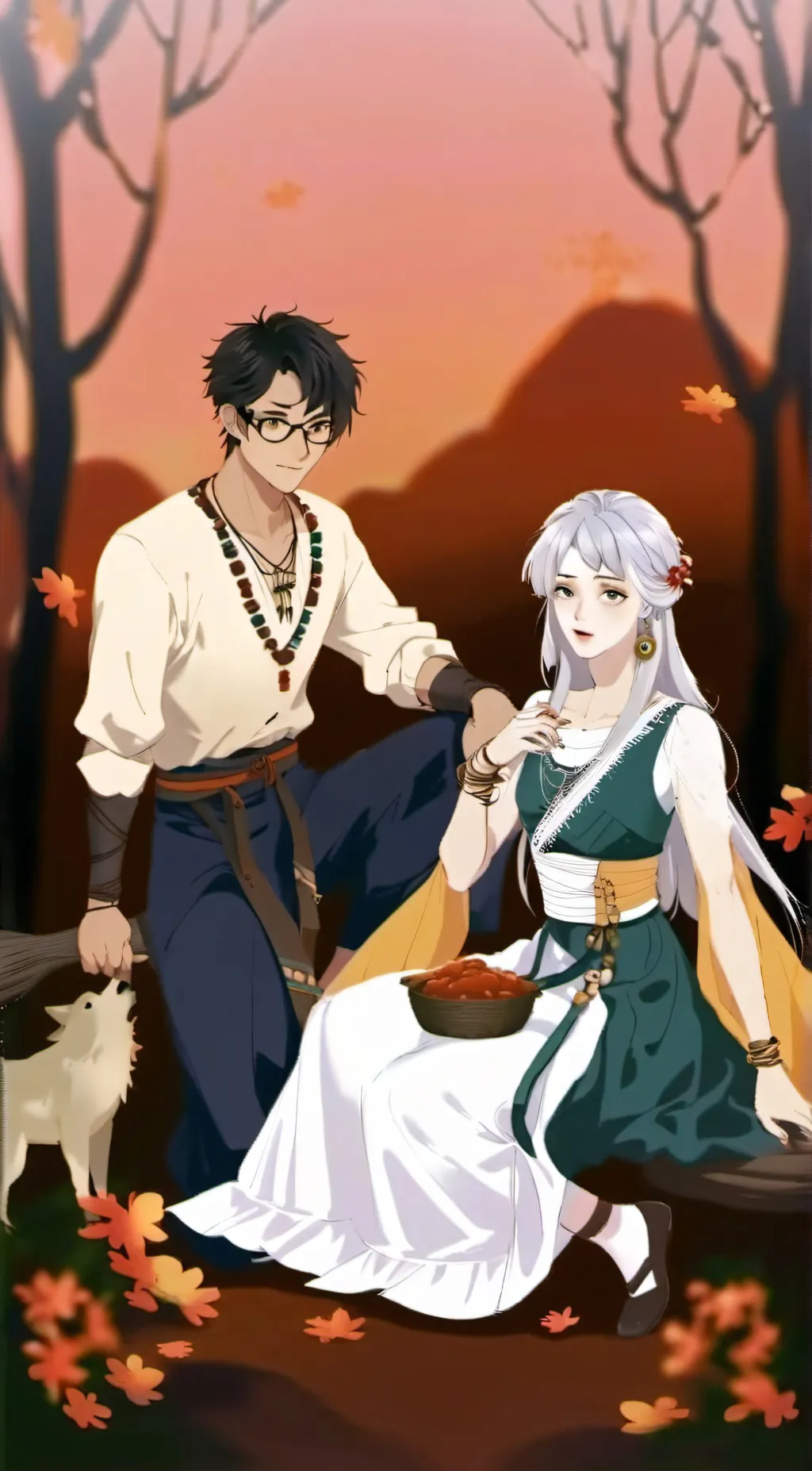 ai character: Ruby and Jason background