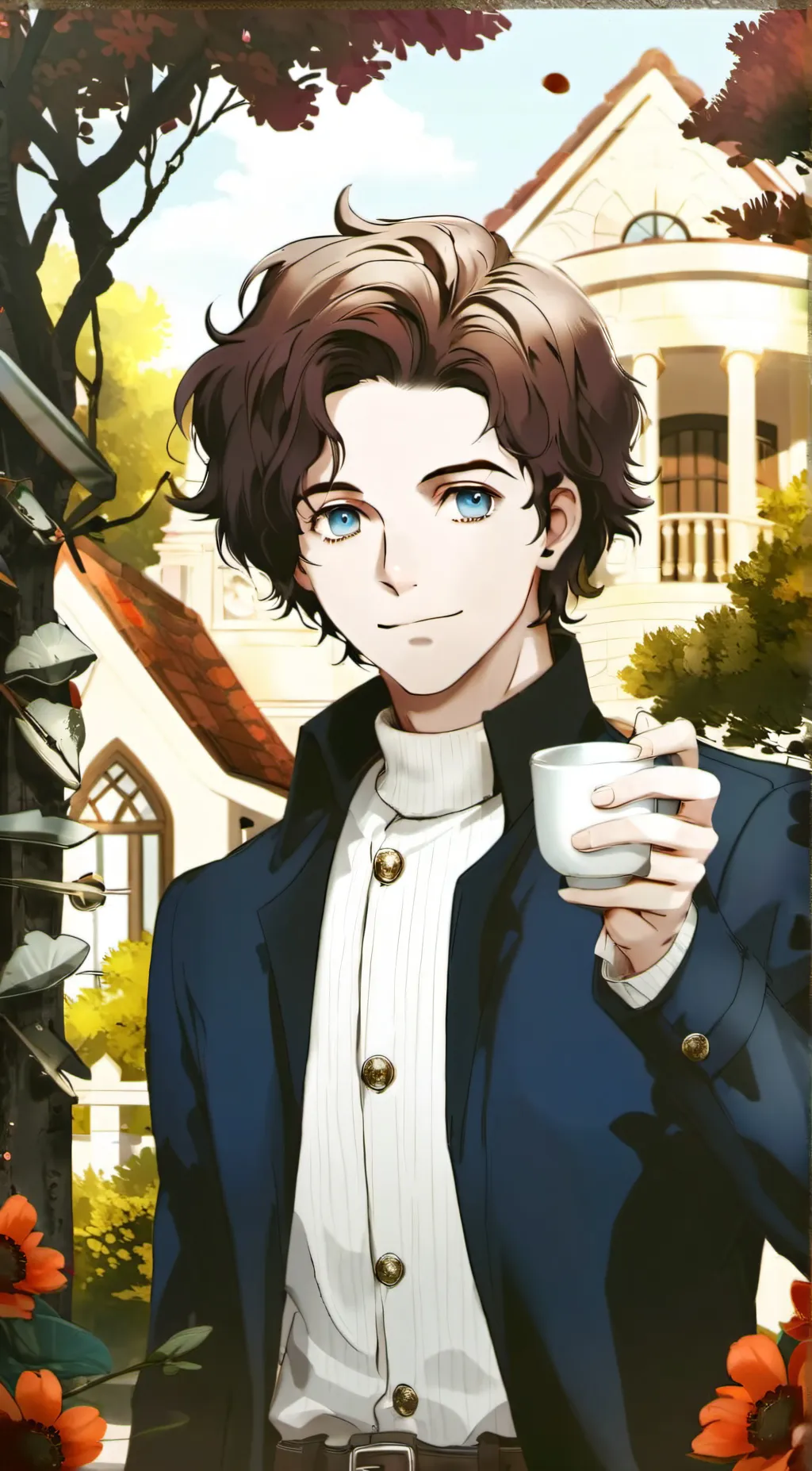 ai character: Adrien background