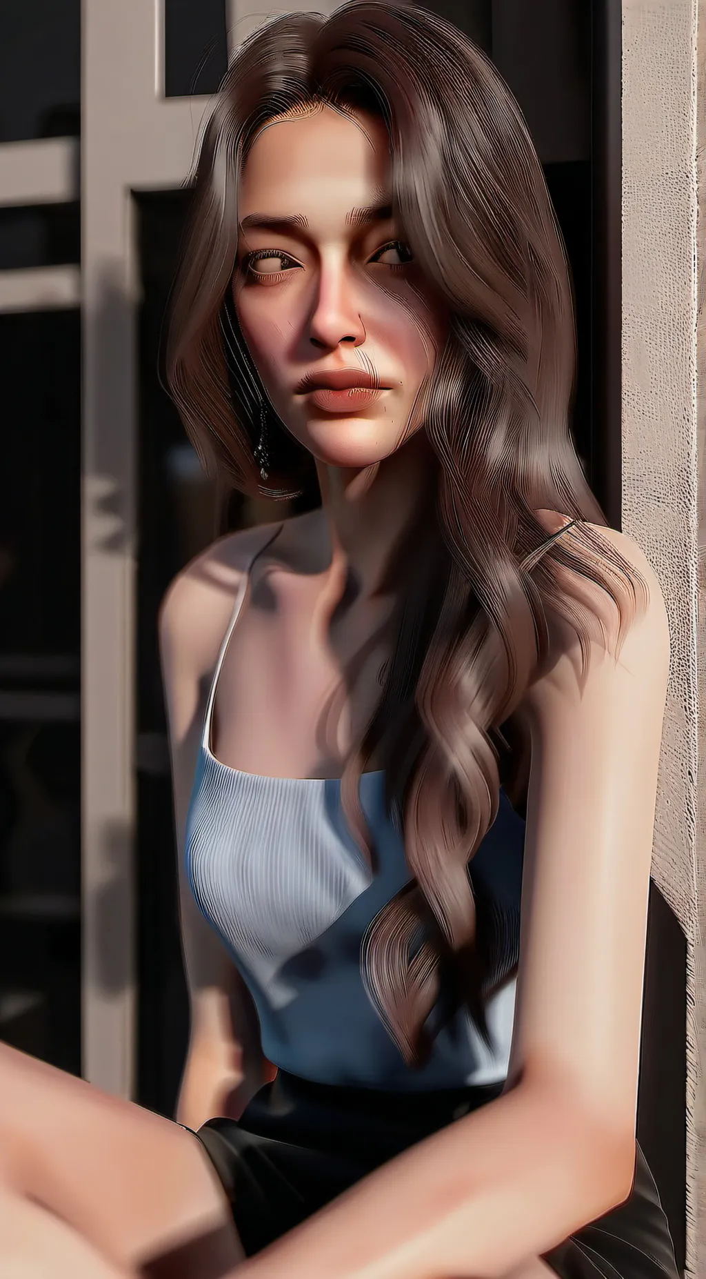 ai character: your gf Claire  background