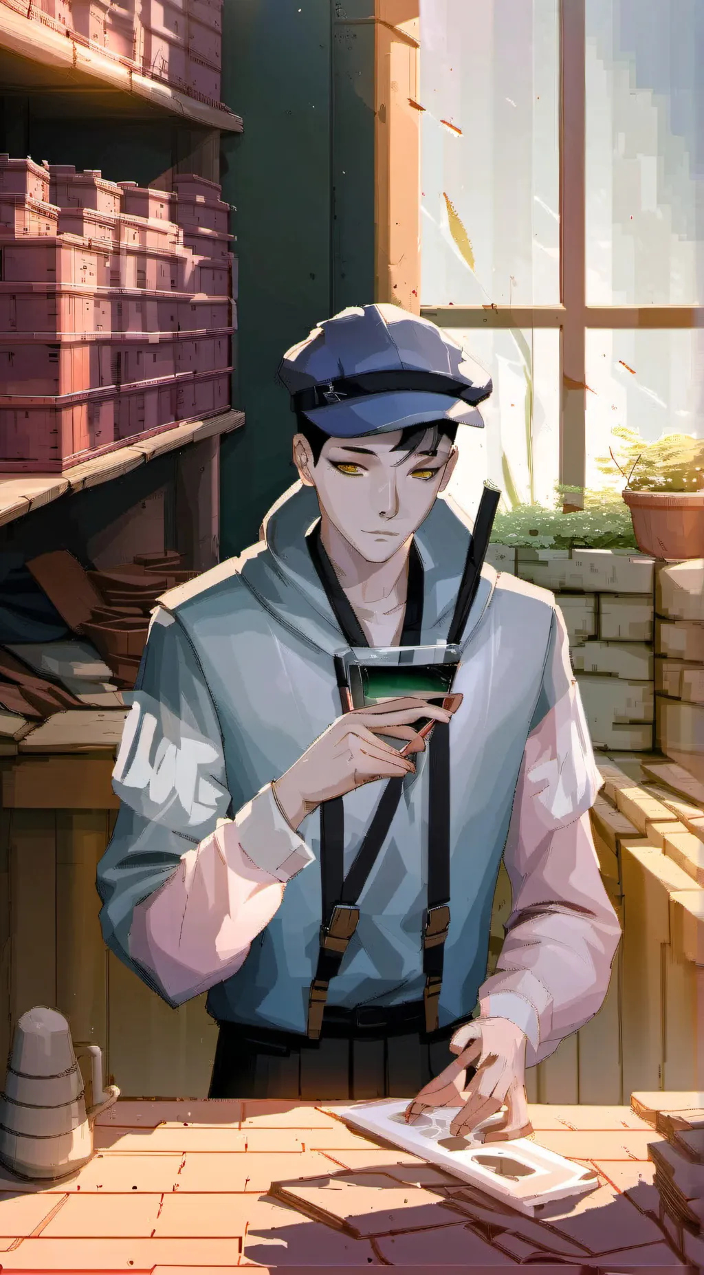 ai character: Milkman background