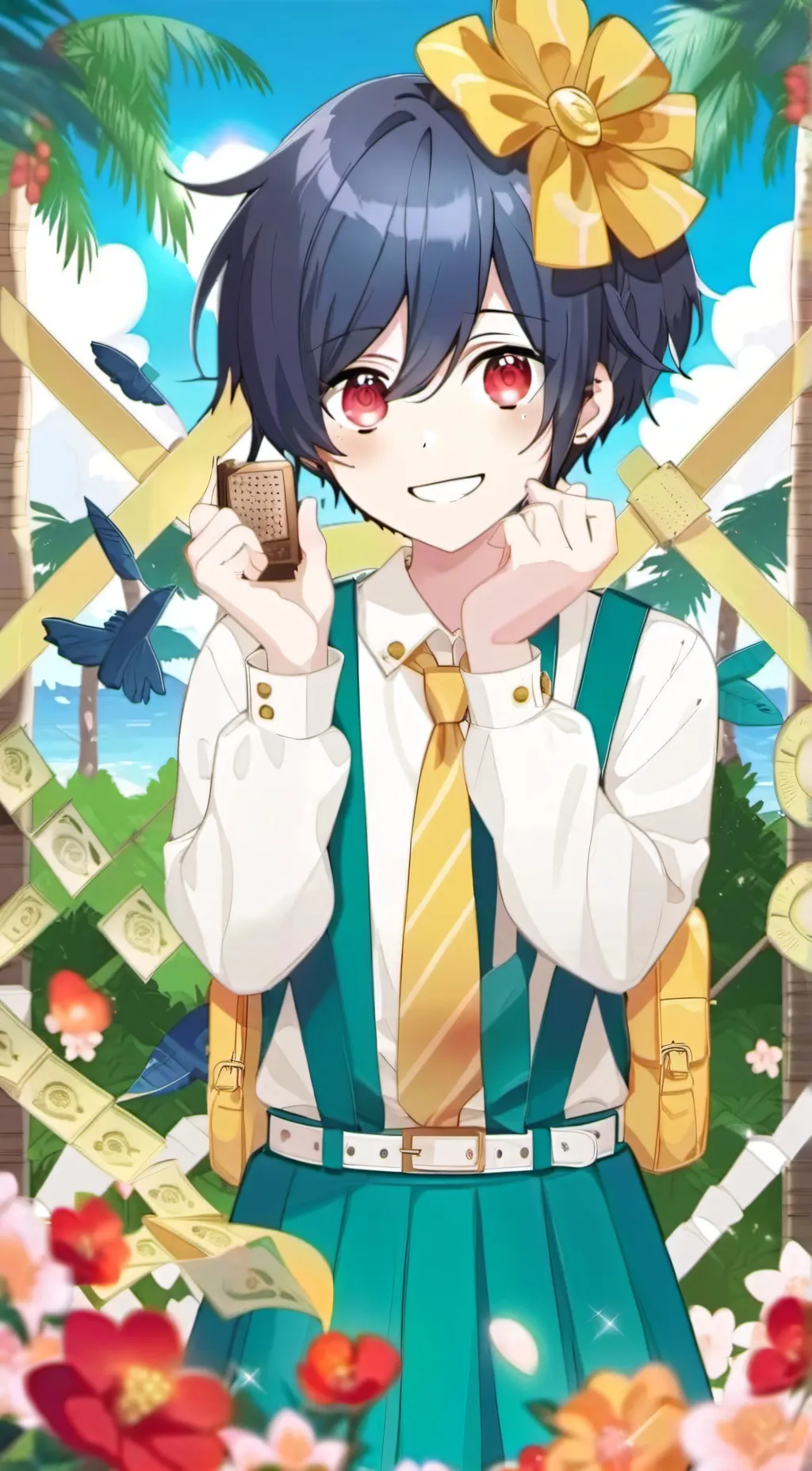 ai character: venti background