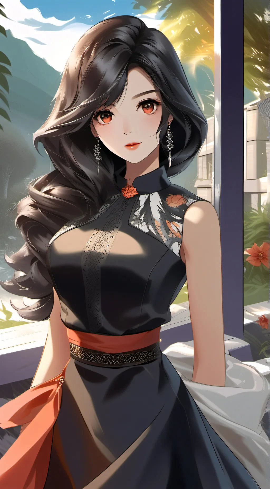 ai character: Crystal  background