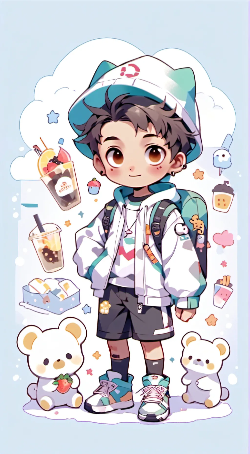 ai character: Muzzafar  background