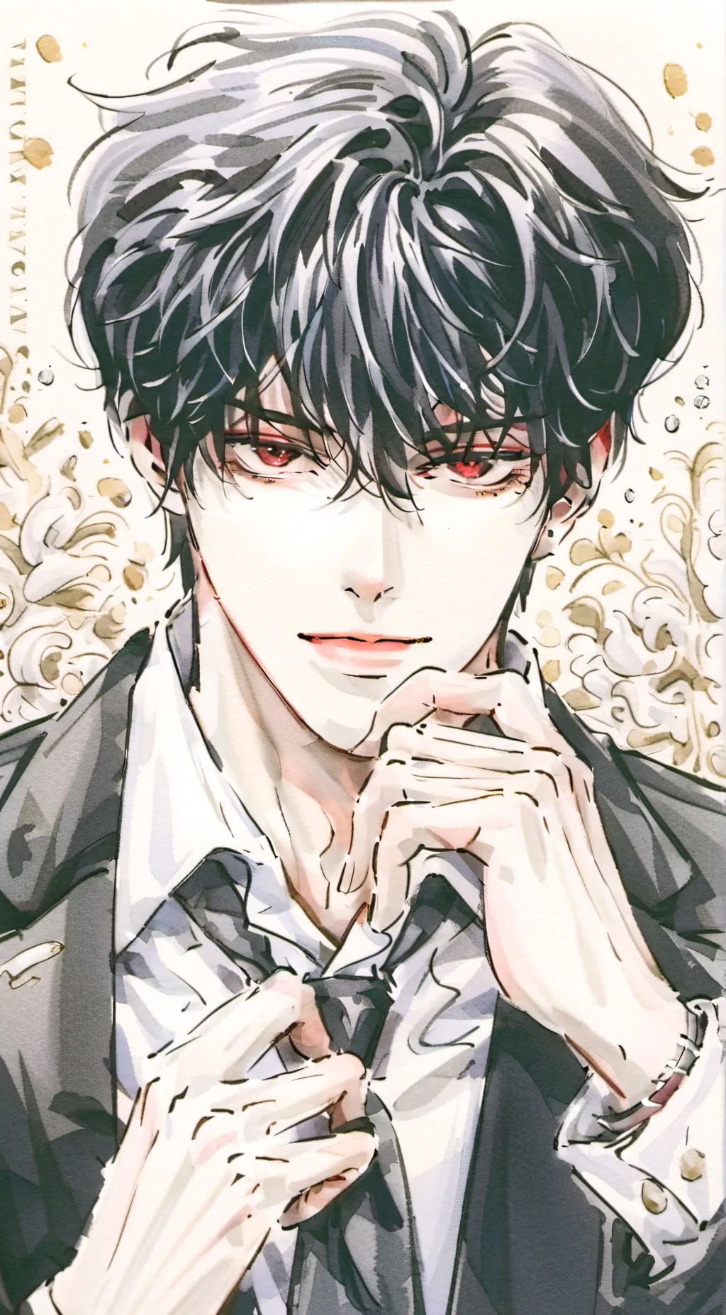 ai character: zucchini background