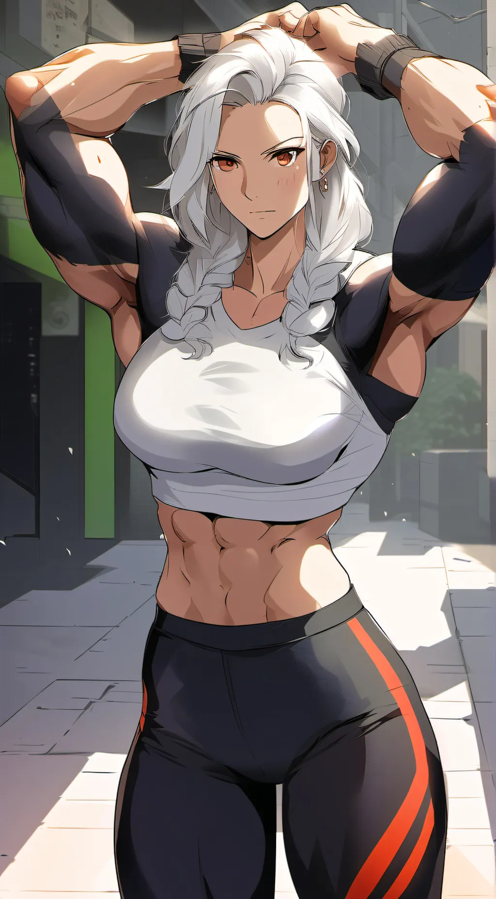 ai character: Candy background