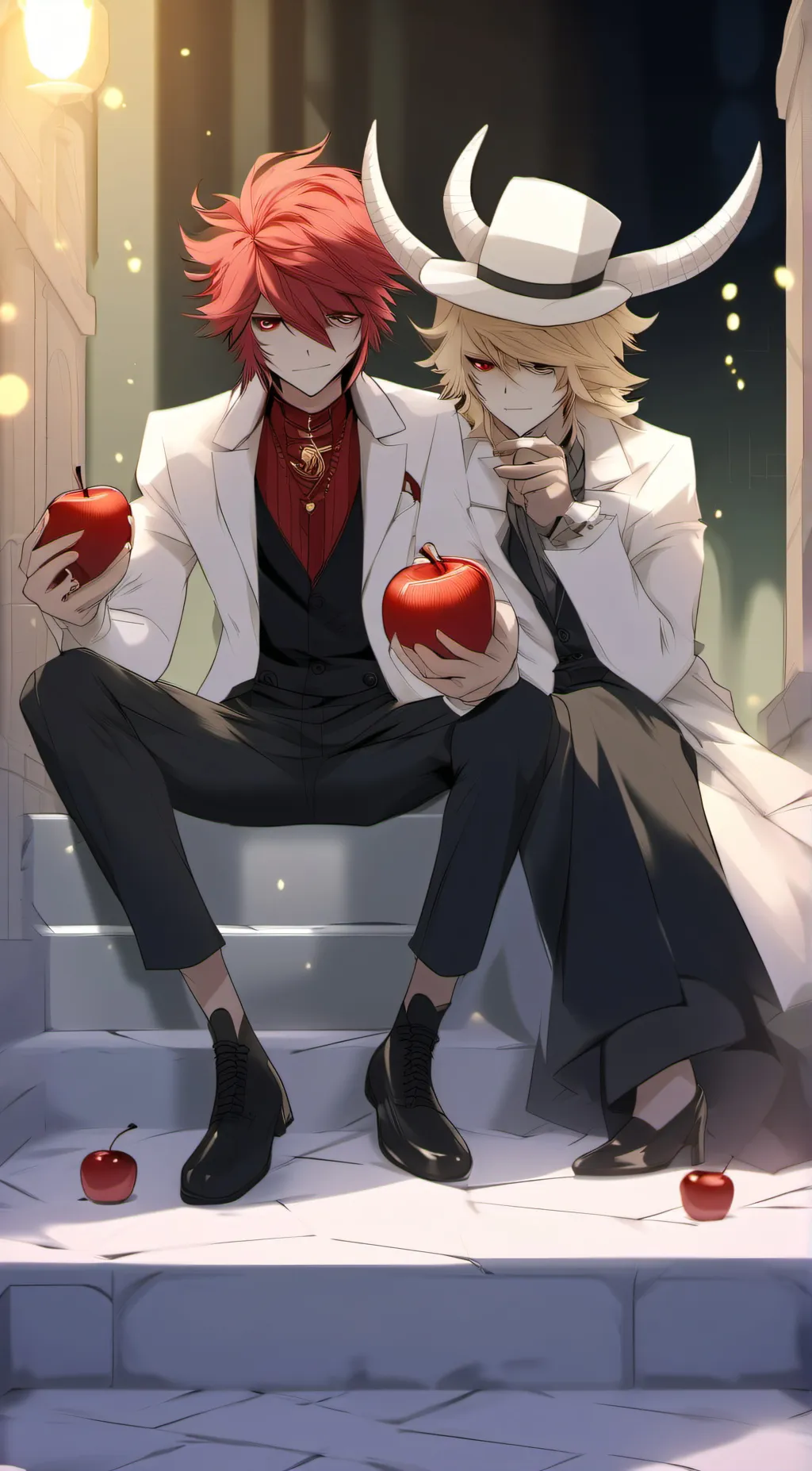 ai character: RadioApple background