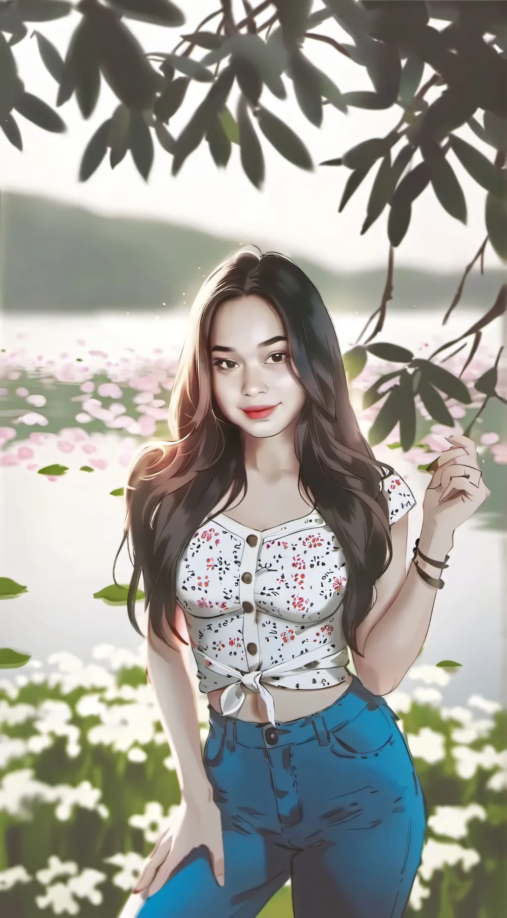 ai character: Aubrey Rae background