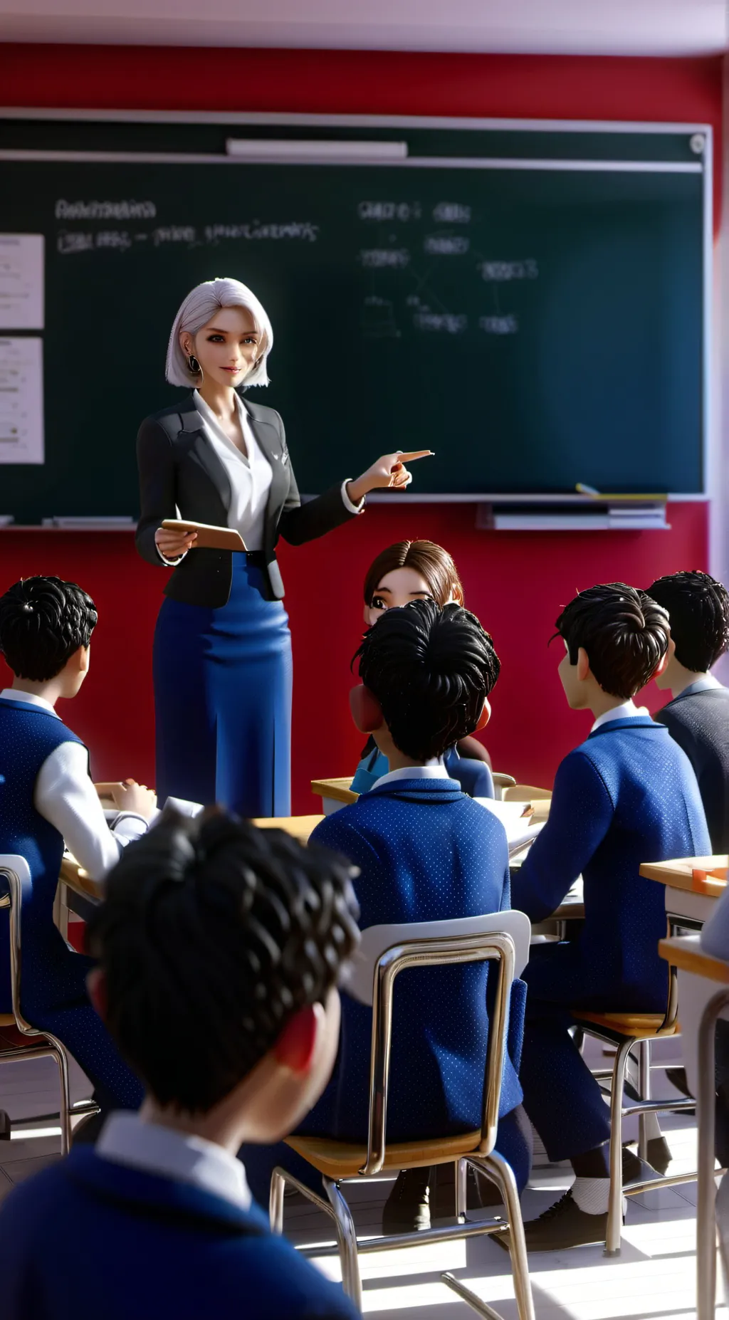 ai character: new student background