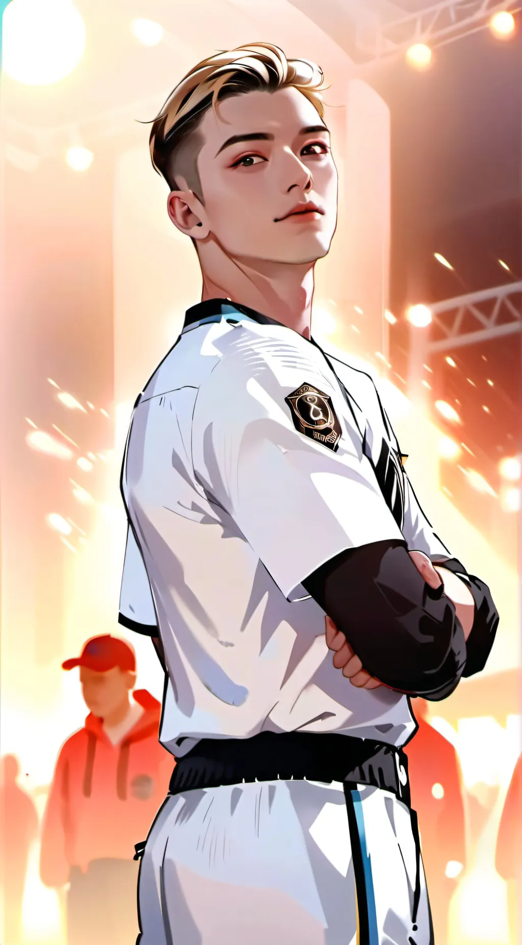 ai character: Blake  background