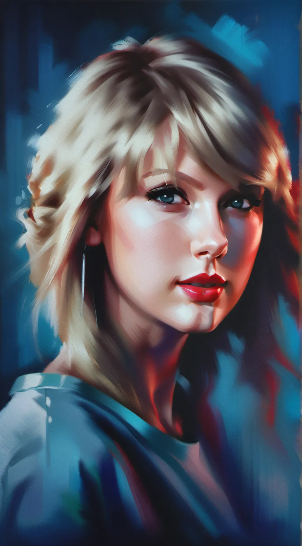 ai character: Taylor Swift  background