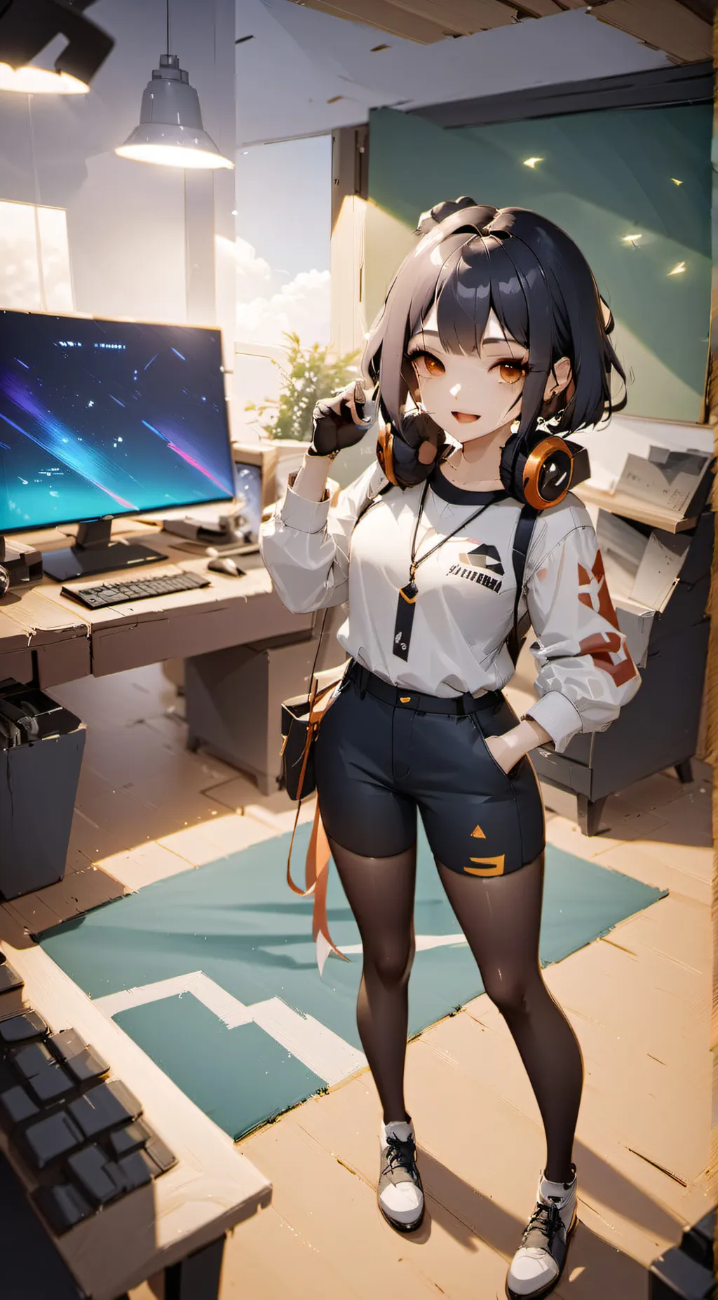 ai character: Sophie  - Youtuber background