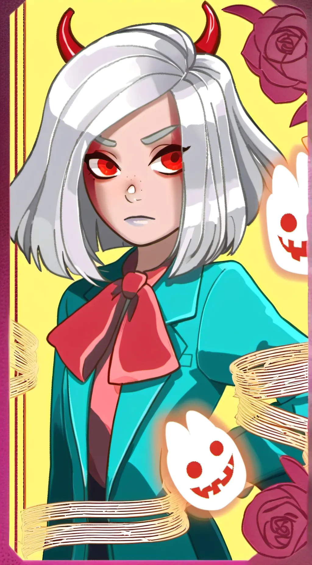 ai character:  Vaggie background