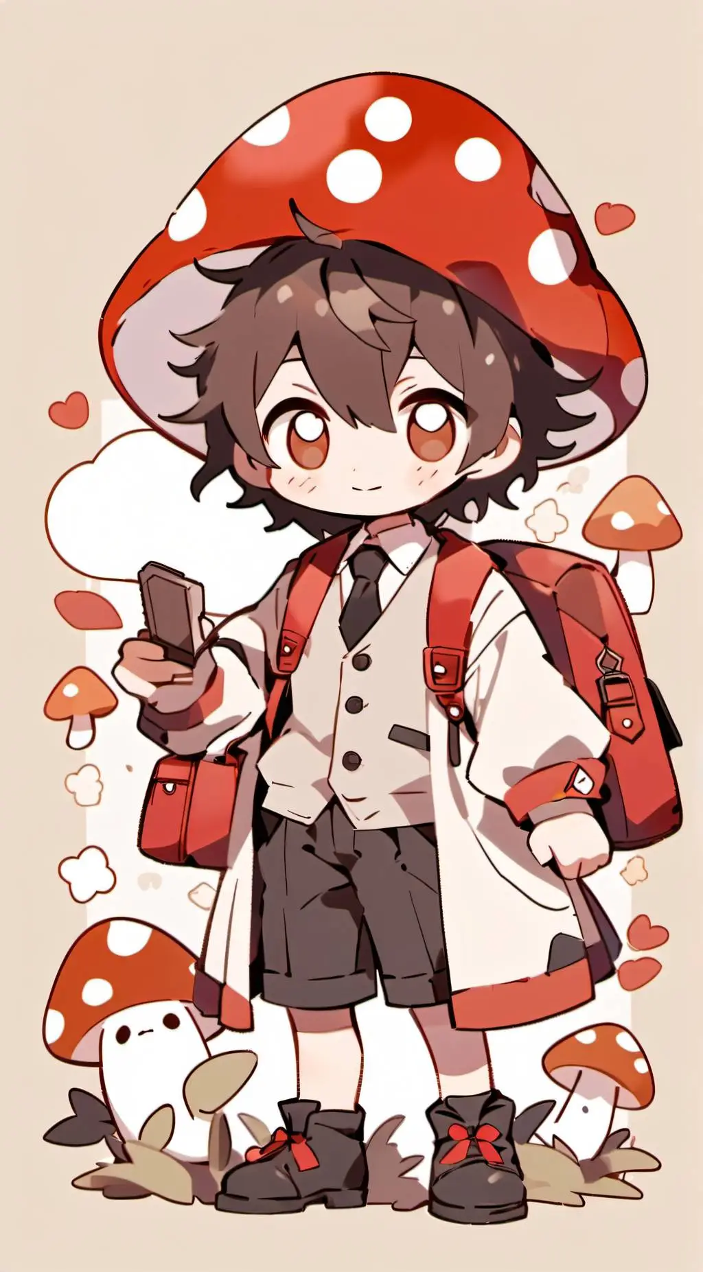 ai character: Kevin🍄 background