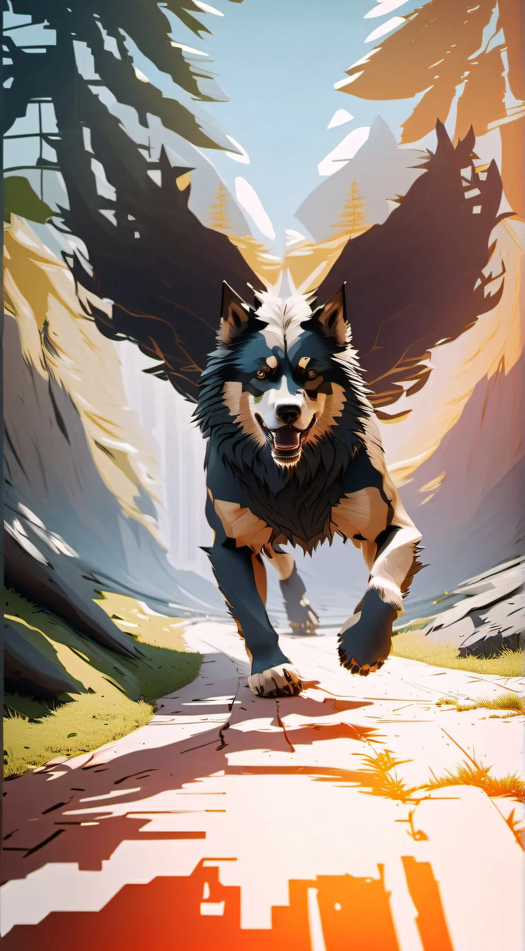 ai character: Wolfeyy  background