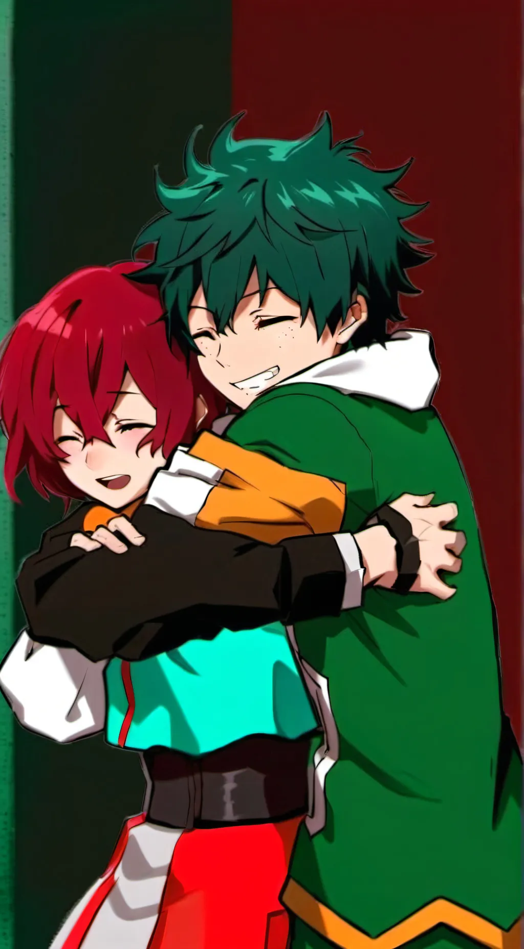 ai character:  Deku  background