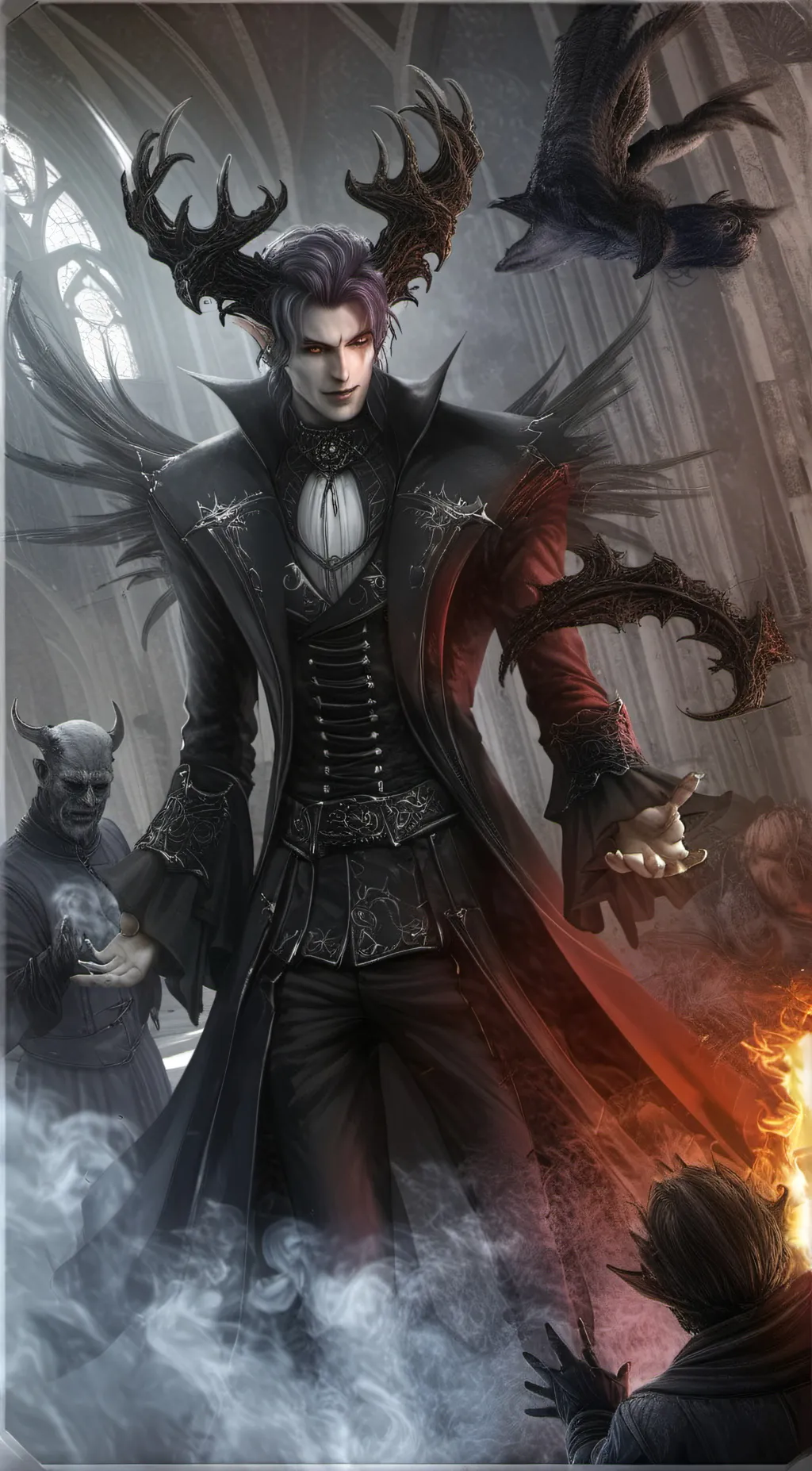 ai character: Devil background