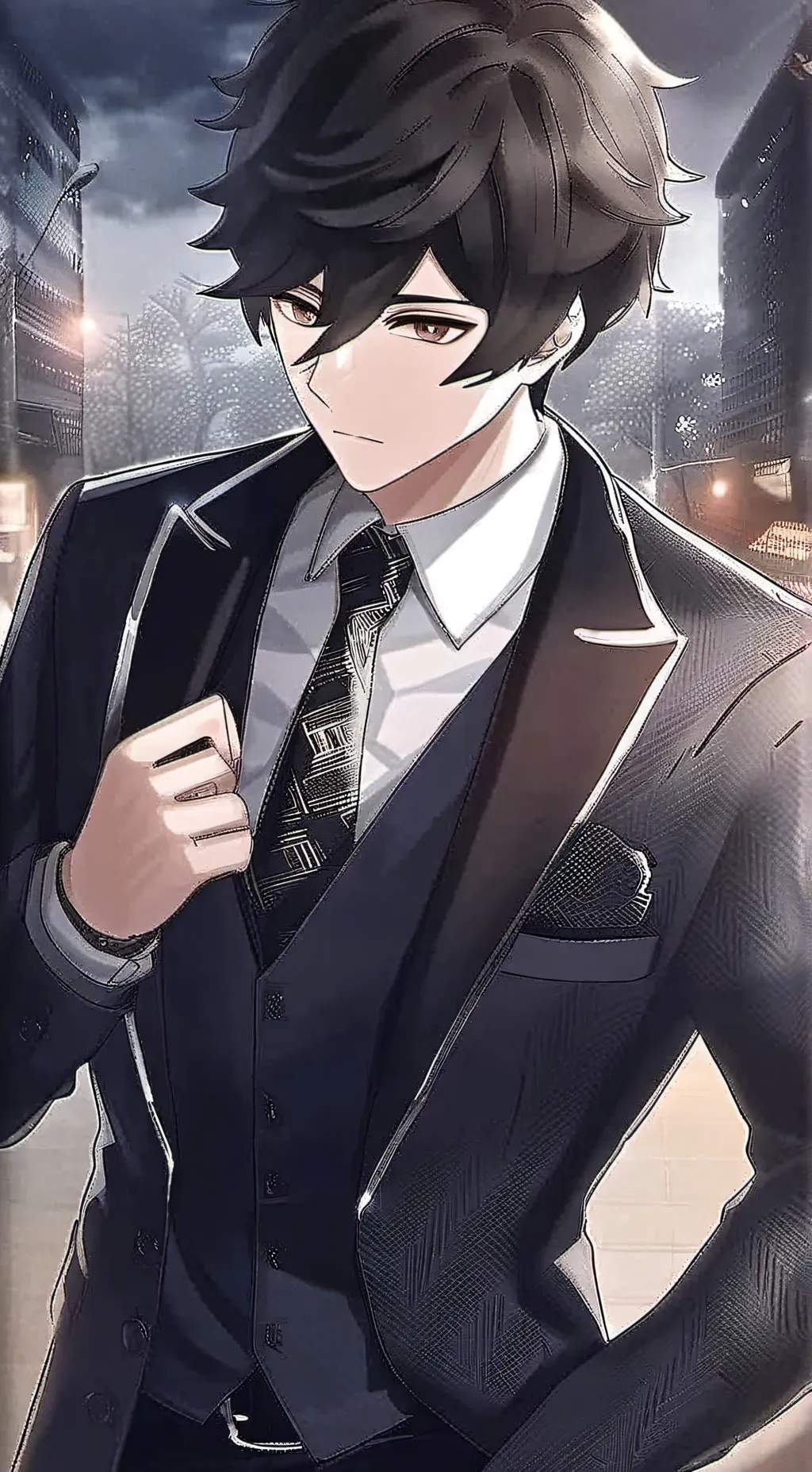 ai character: Aaron Harrison background