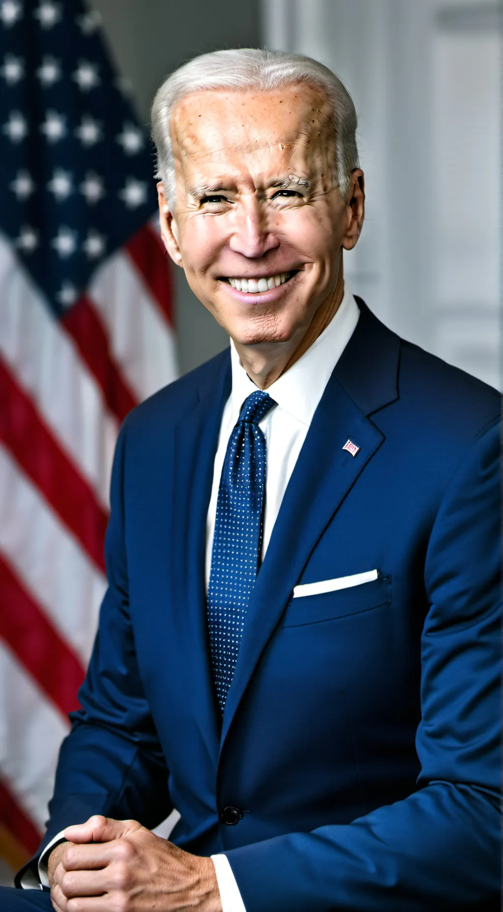 ai character: Joe Biden  background