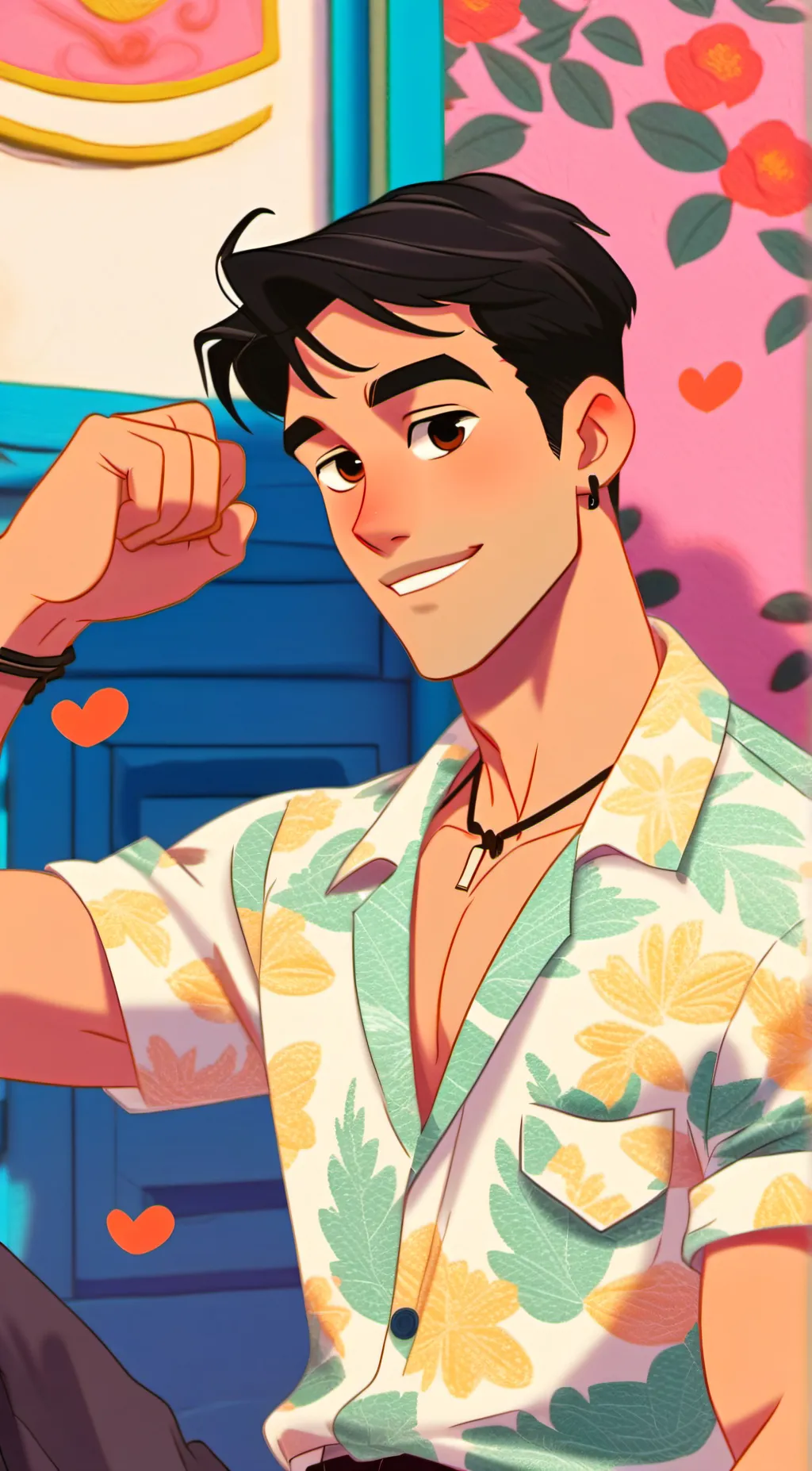 ai character: Freddy  background