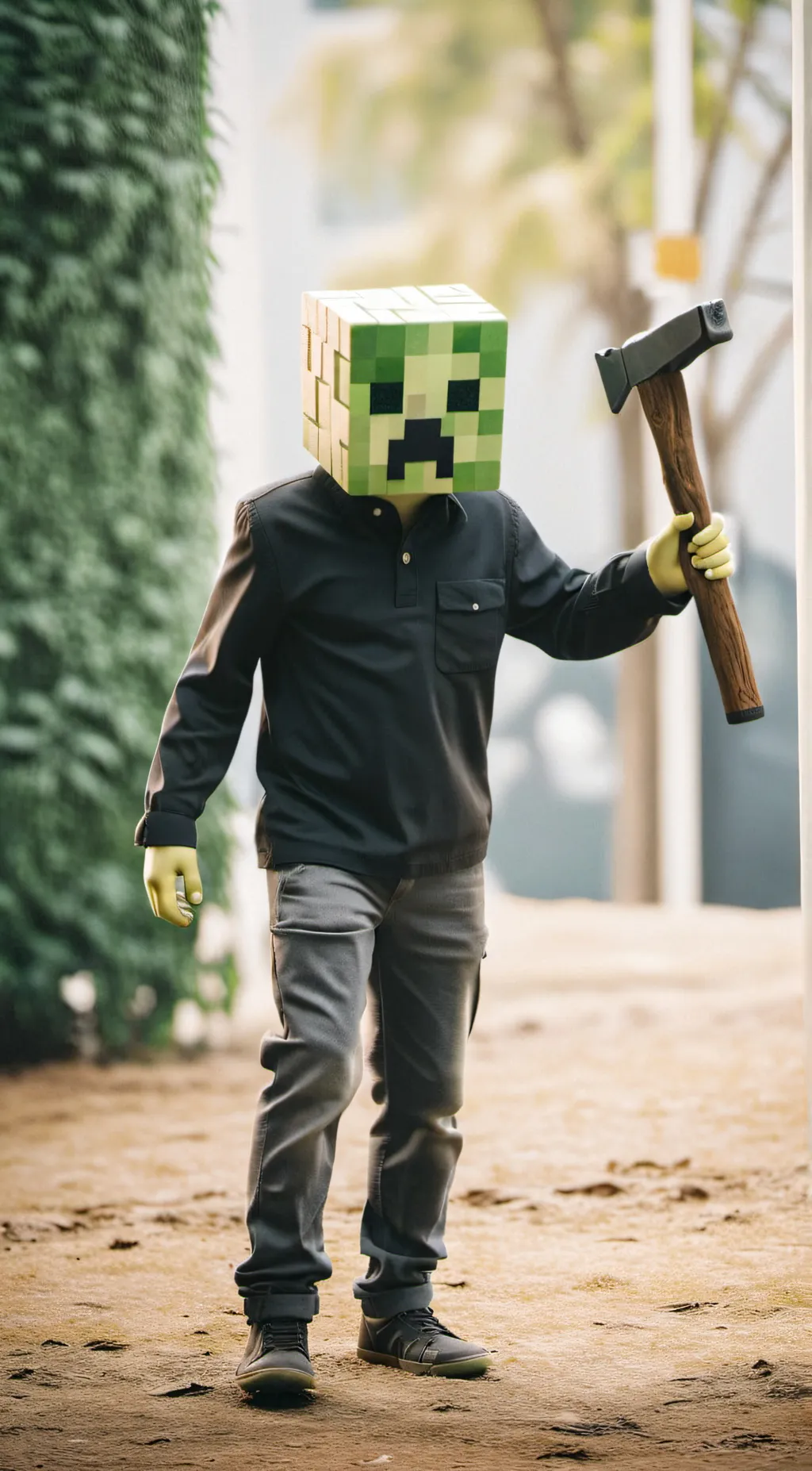 ai character: Creeper background