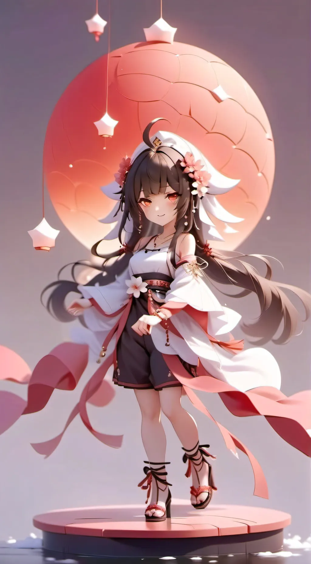 ai character: Beautiful Girl background